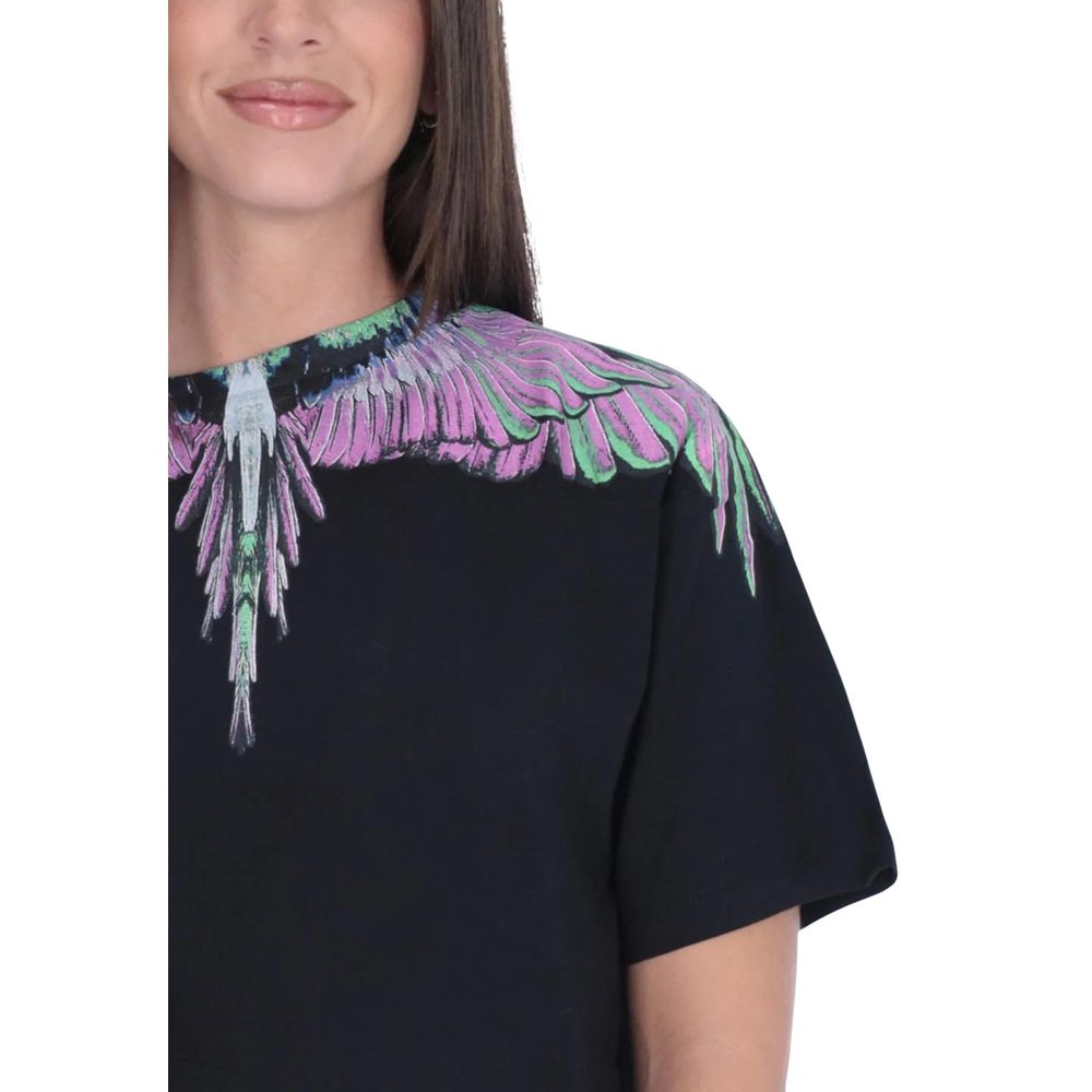 Black Cotton T-Shirt County of Milan