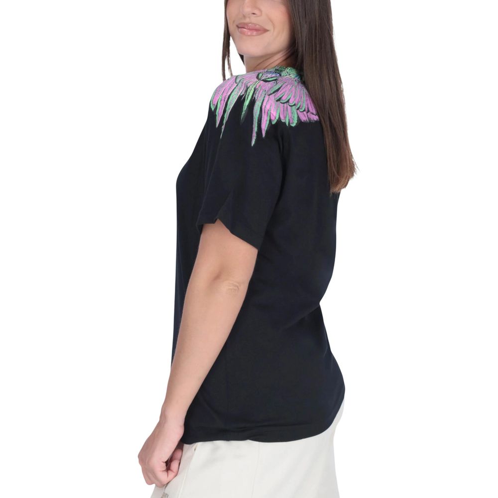 Black Cotton T-Shirt County of Milan