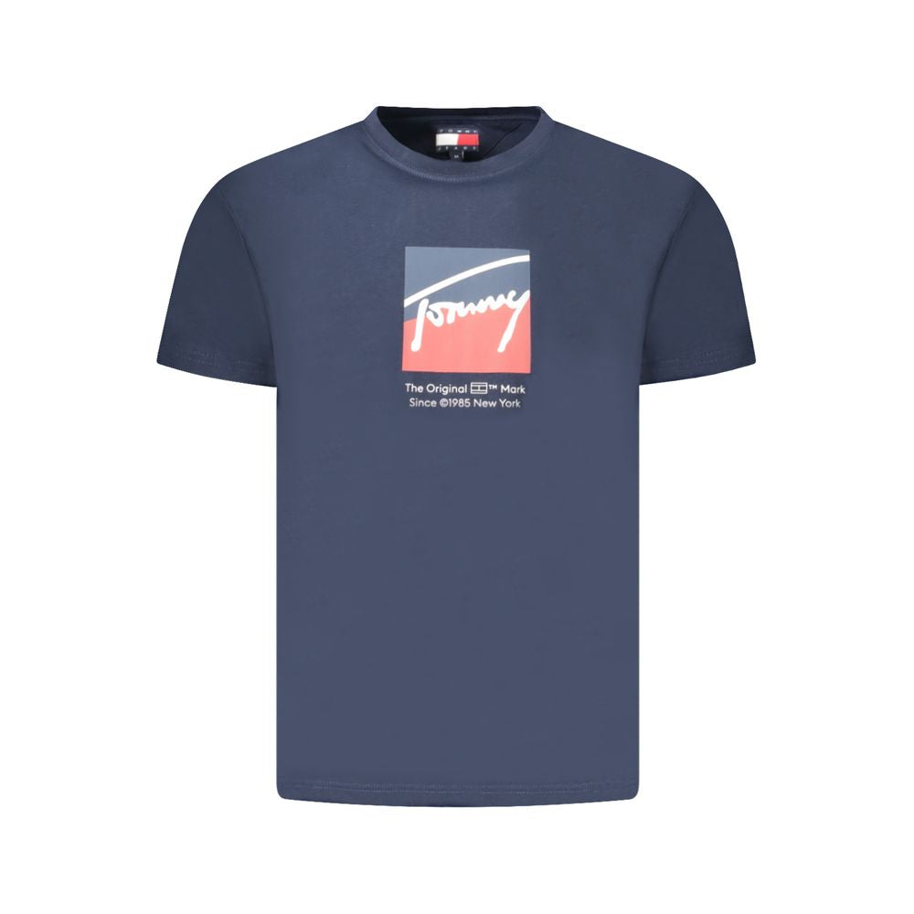 Blue Cotton T-Shirt Tommy Hilfiger