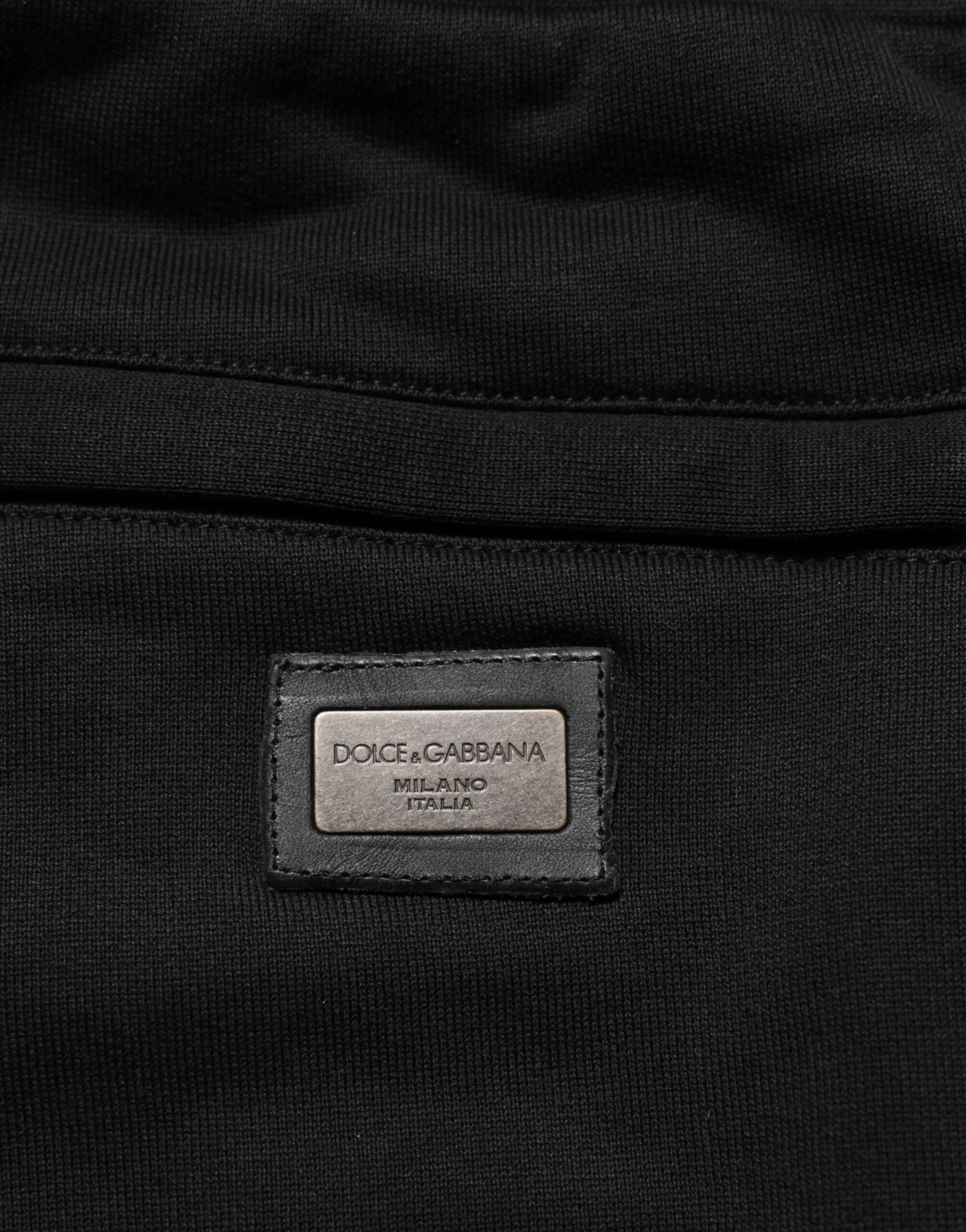 Black Cotton Jogger Sweatpants Trouser Pants Dolce & Gabbana