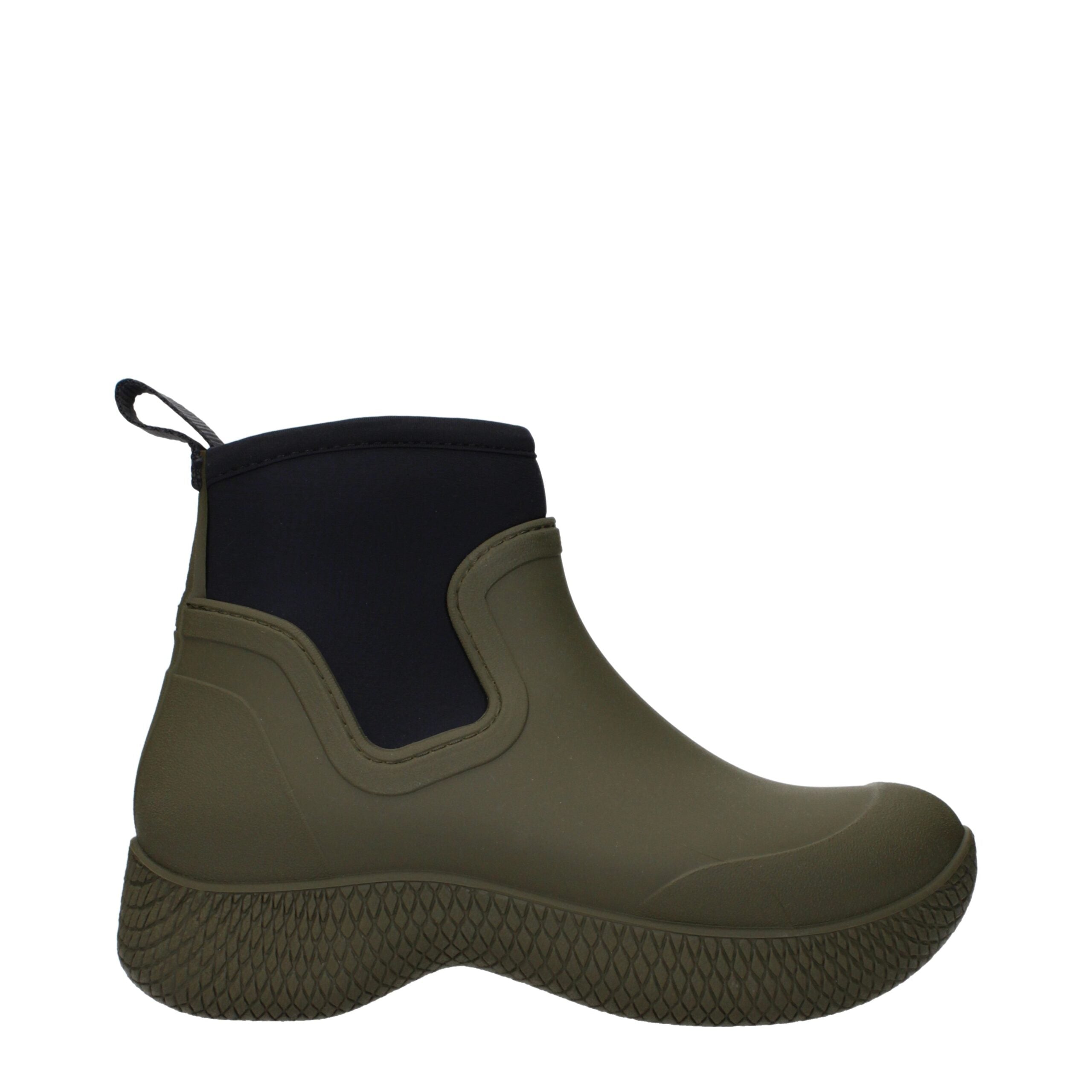Green Cotton Ankle Boots Celine