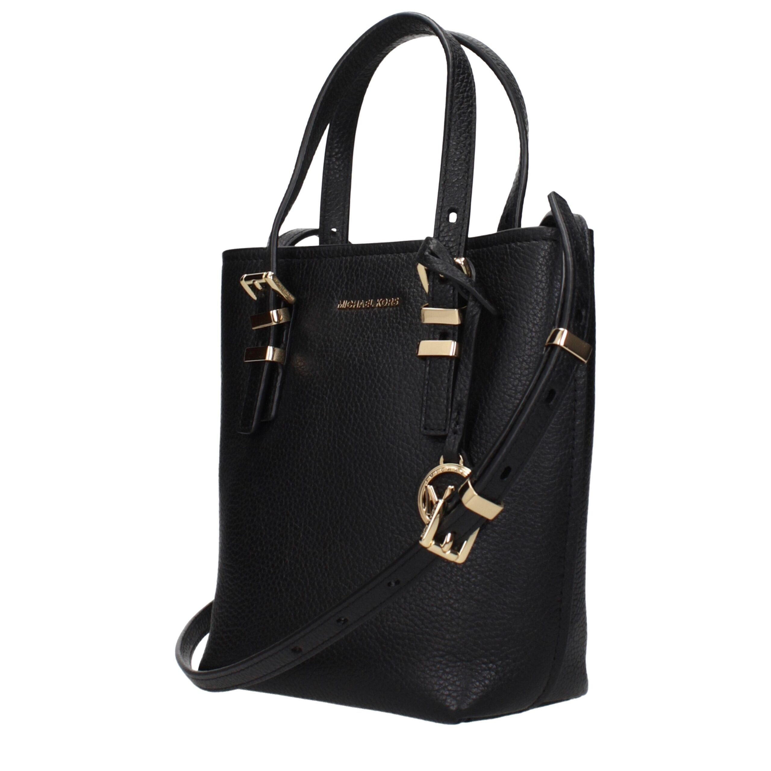 Black Leather Handbags Michael Kors