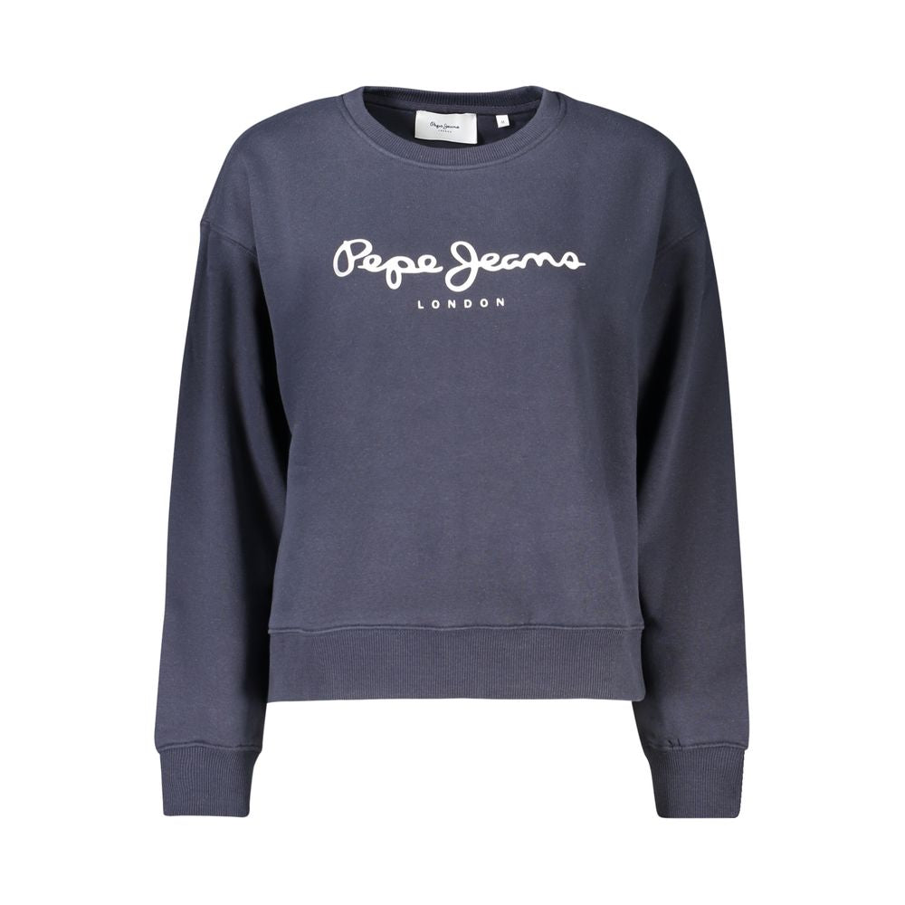 Blue Cotton Sweatshirt Pepe Jeans