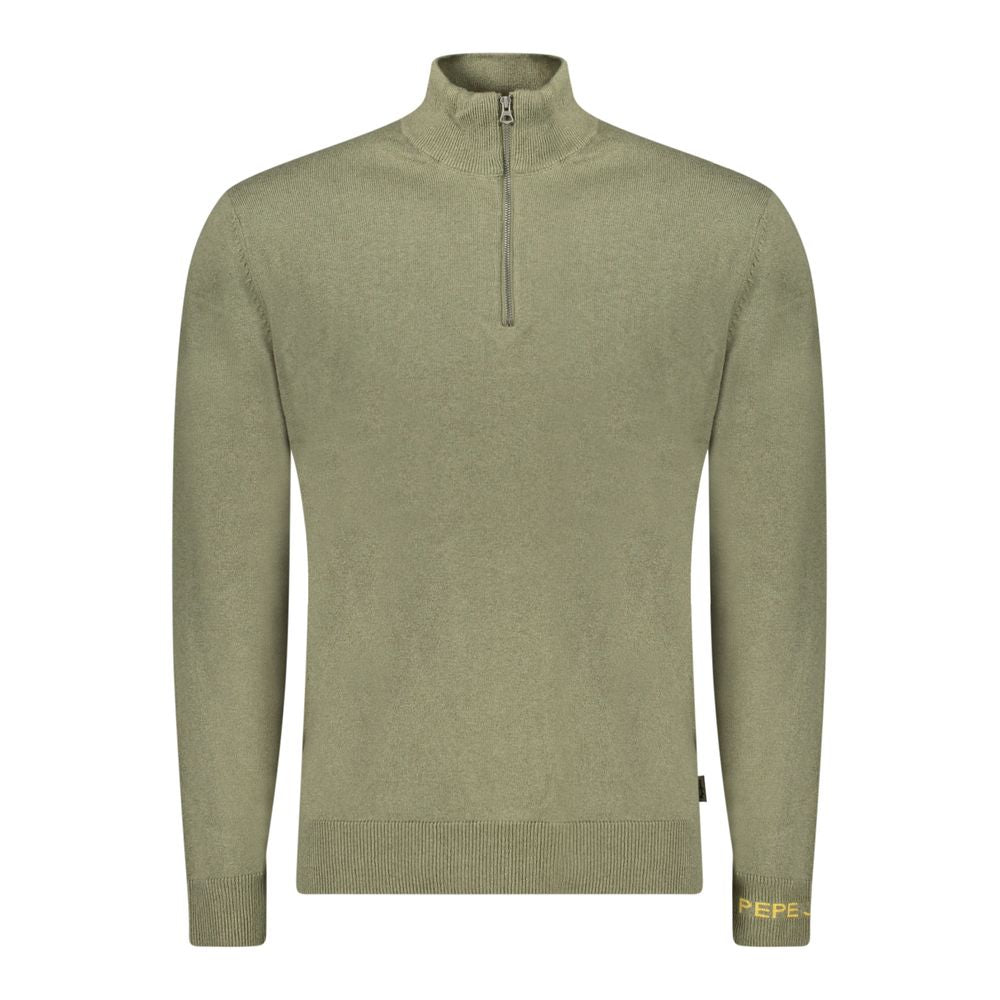 Green Cotton Sweater Pepe Jeans