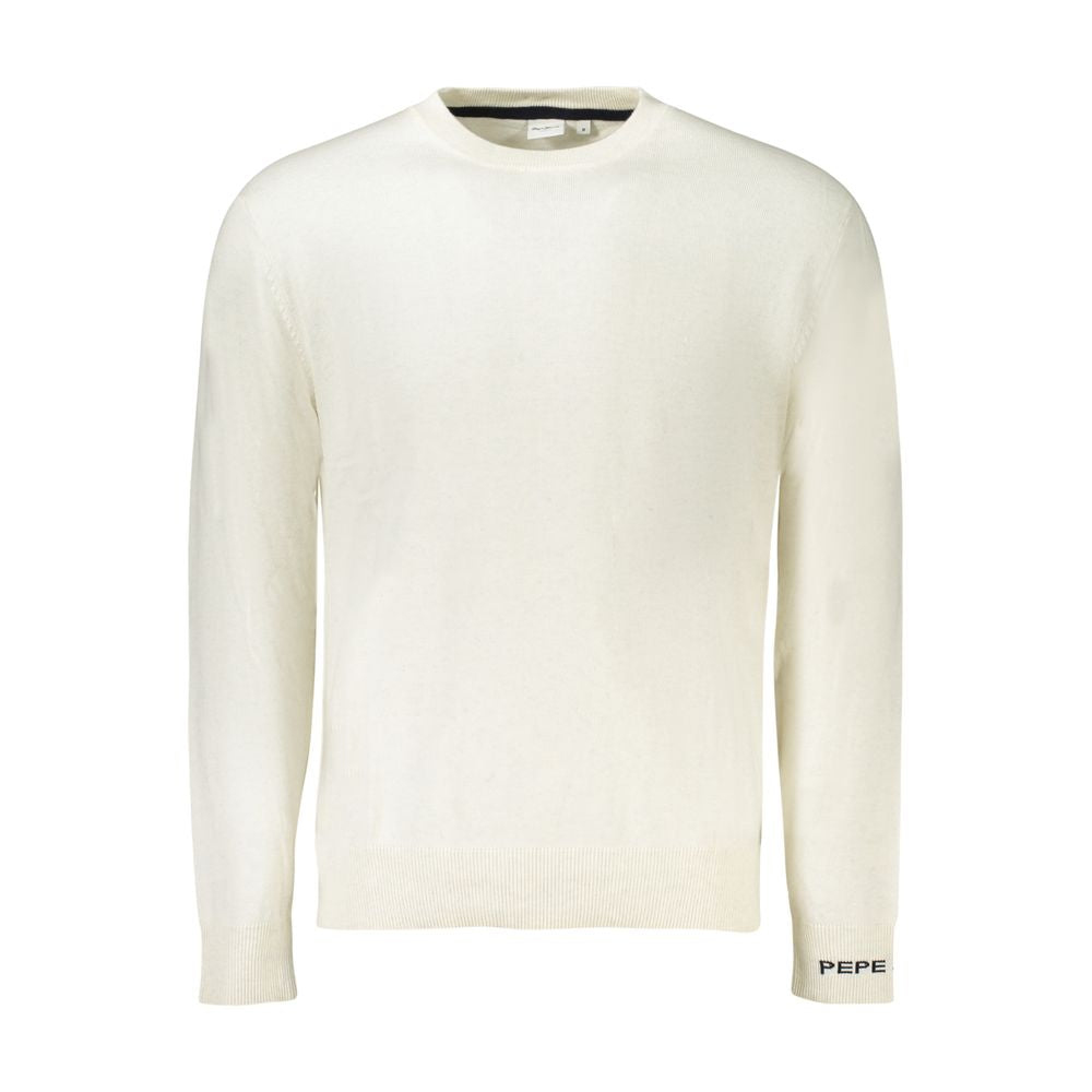 White Cotton Sweater Pepe Jeans