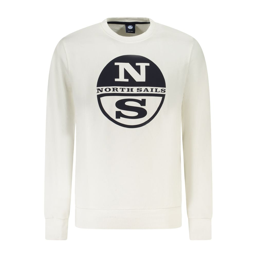 White Cotton Sweatshirt North Sails