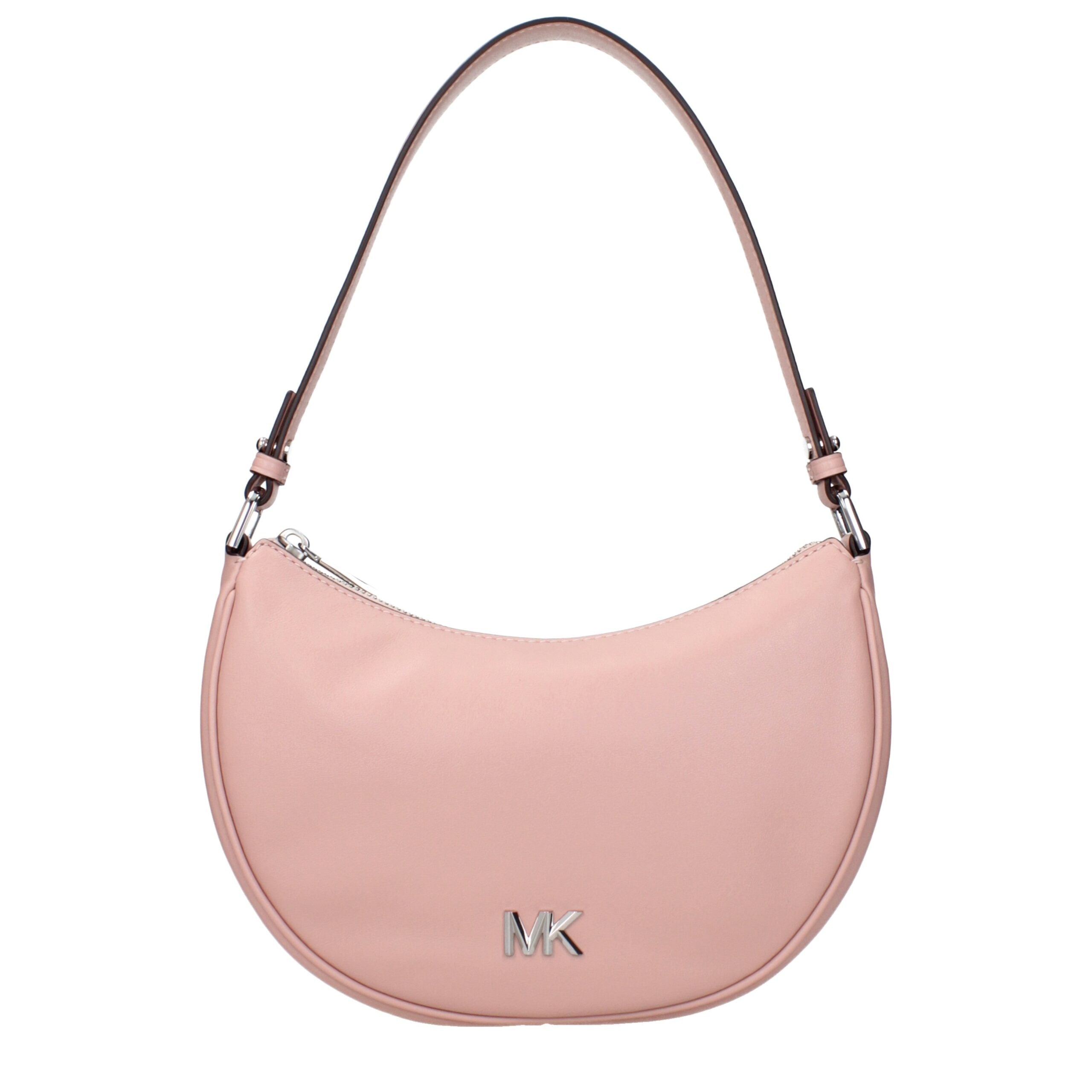 Pink Leather Shoulder Bags Michael Kors