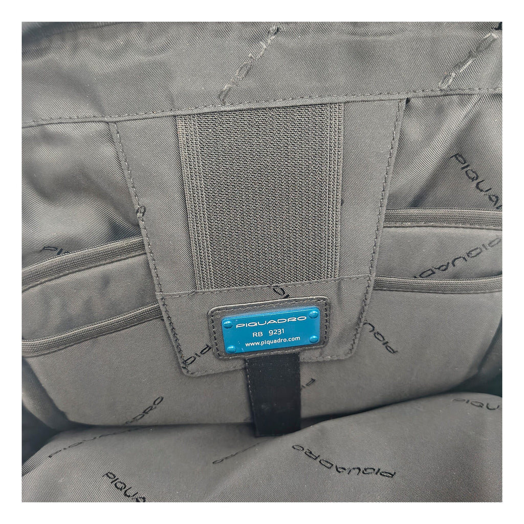 Black Leather Backpacks Piquadro
