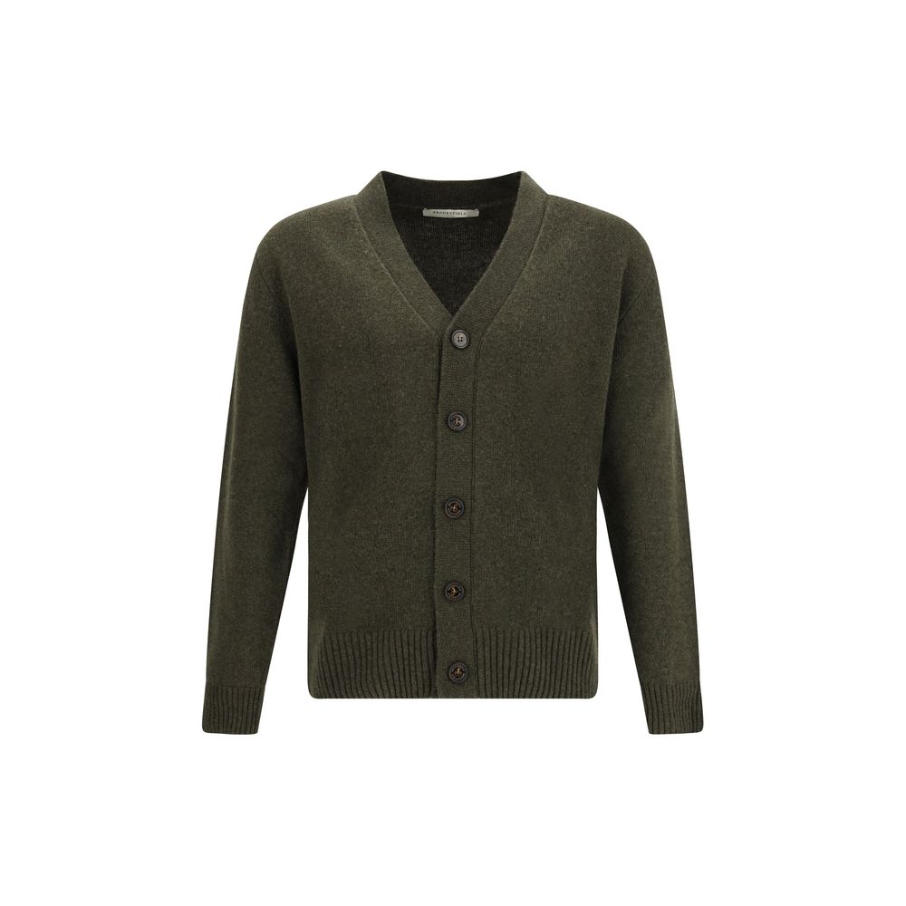 Cardigan in Virgin Wool Brooksfield