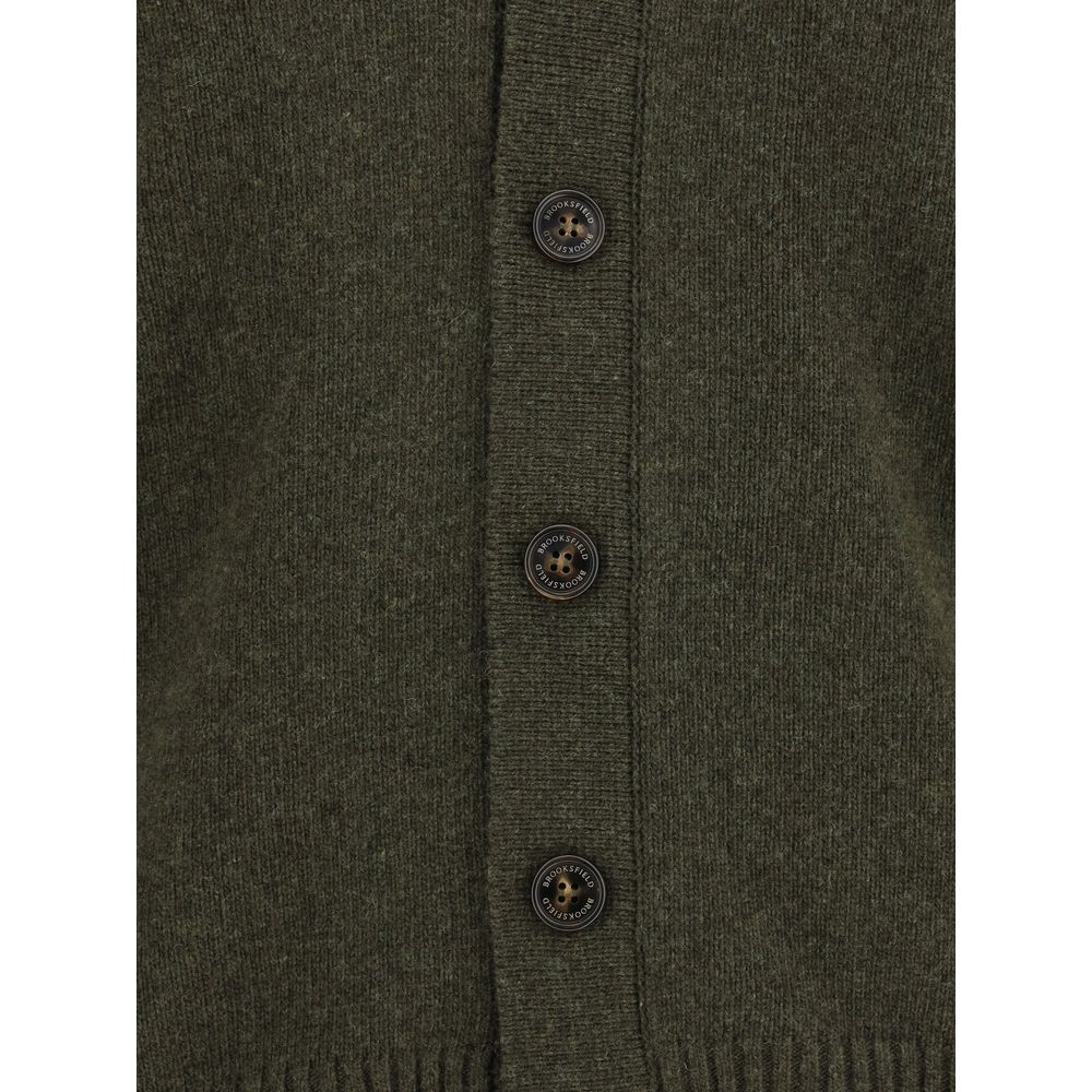 Cardigan in Virgin Wool Brooksfield