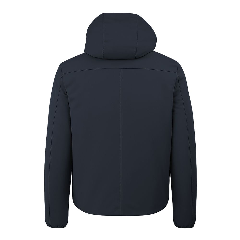Blue Nylon Jackets & Coat Yes Zee