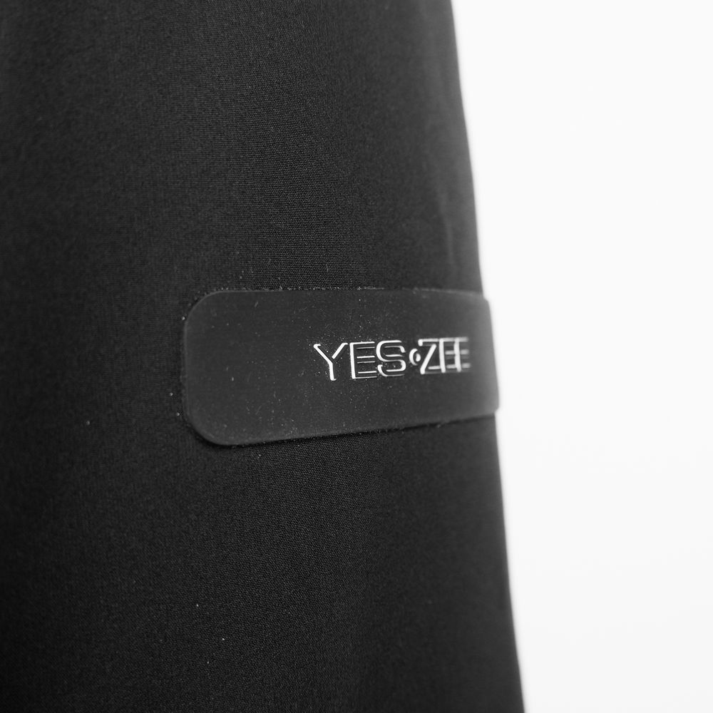 Black Nylon Jackets & Coat Yes Zee