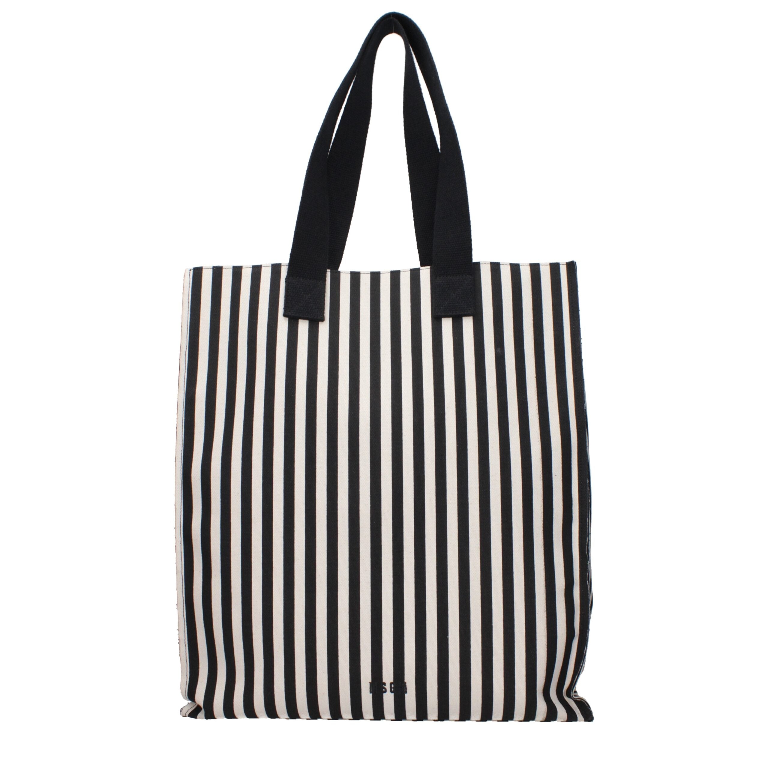 Black Fabric Shoulder Bags MSGM
