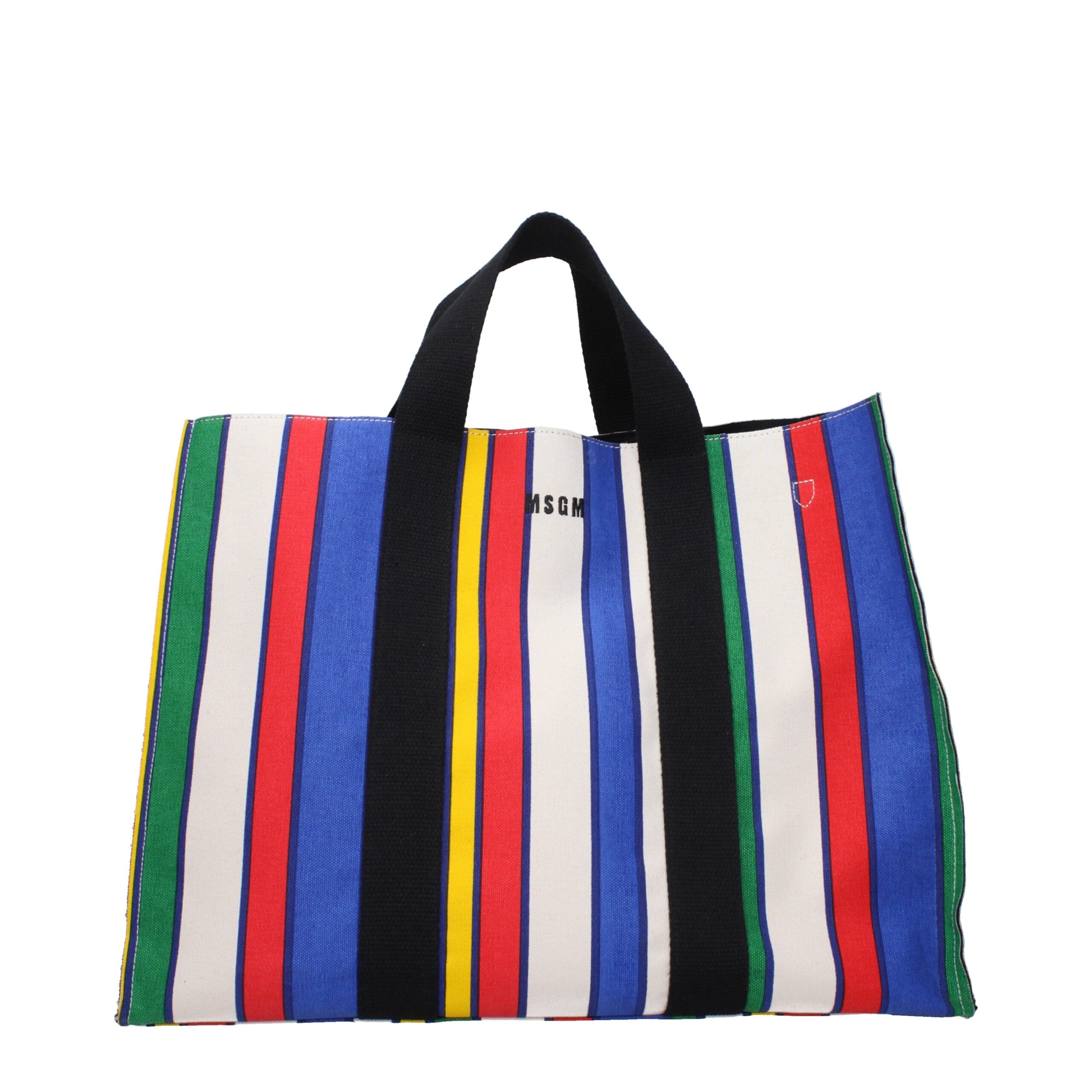 Multicolor Fabric Shoulder Bags MSGM