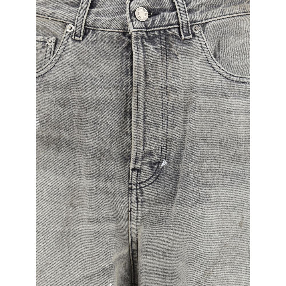 Grey straight-leg Jeans Haikure
