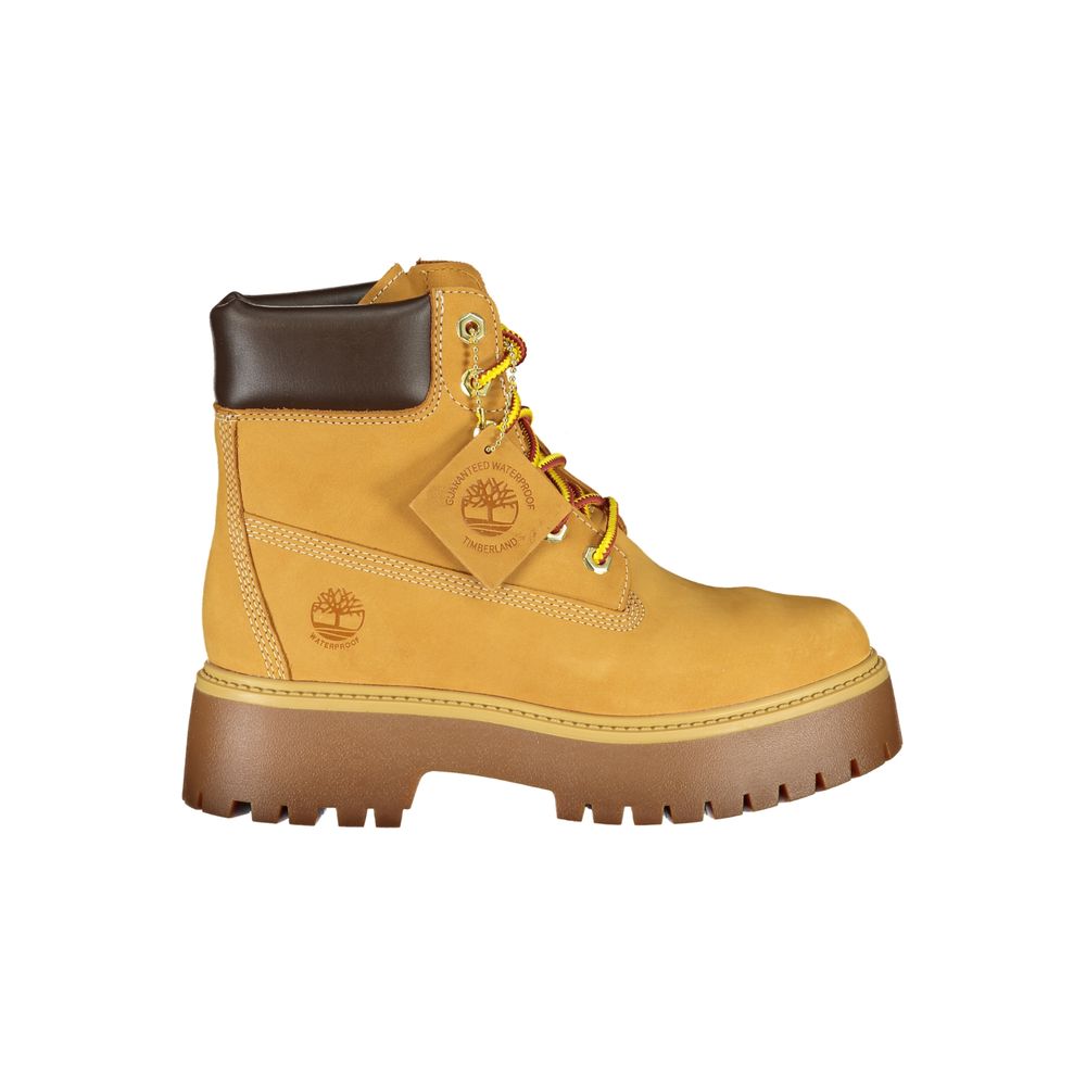 Brown Leather Women Boot Timberland