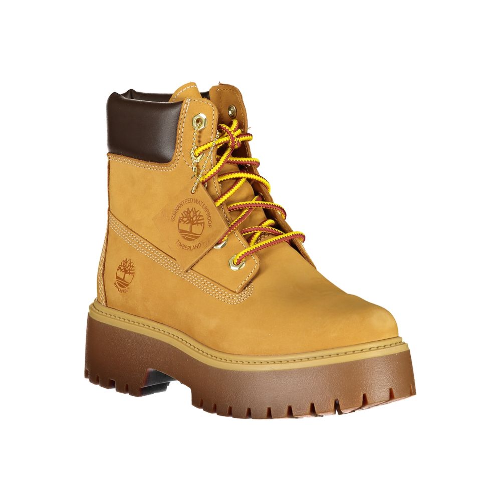 Brown Leather Women Boot Timberland