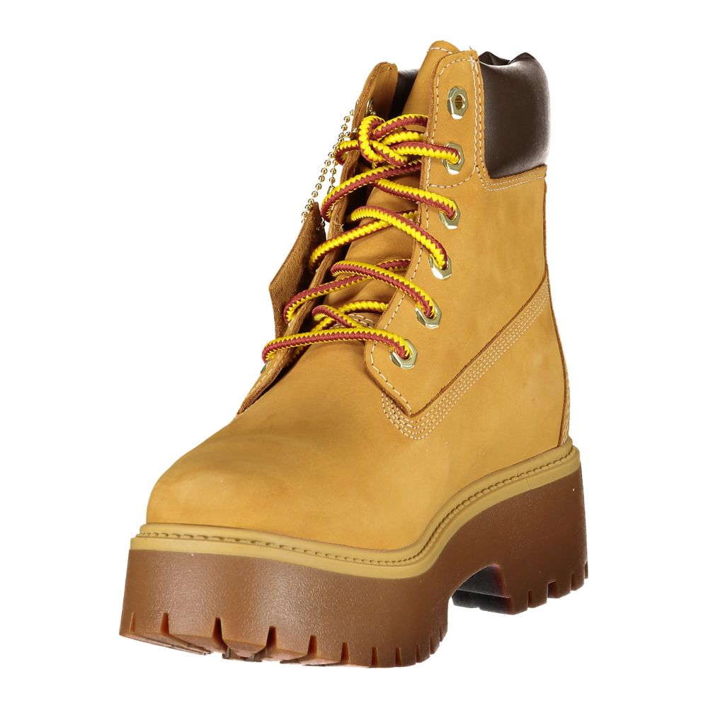 Brown Leather Women Boot Timberland