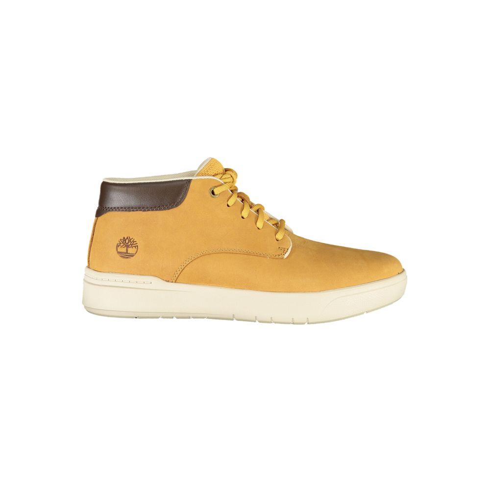 Brown Leather Men Sneaker Timberland