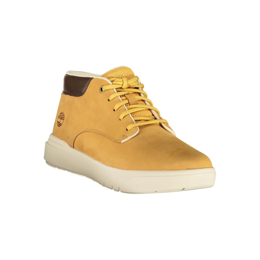Brown Leather Men Sneaker Timberland