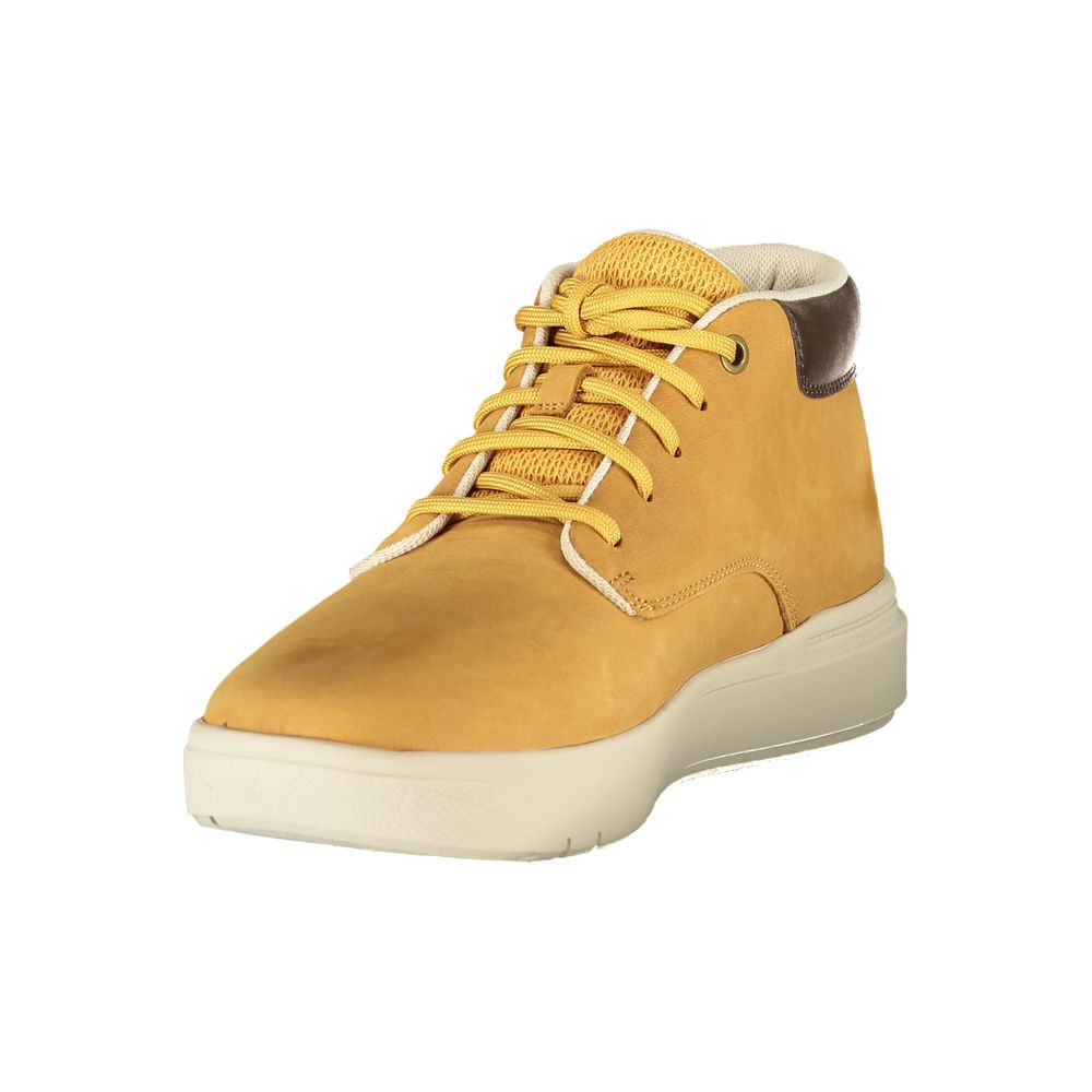Brown Leather Men Sneaker Timberland