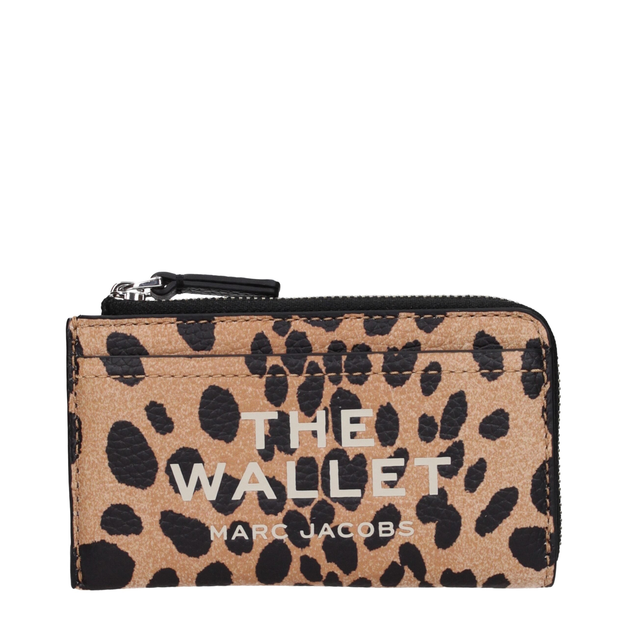 Brown Leather Wallets Marc Jacobs