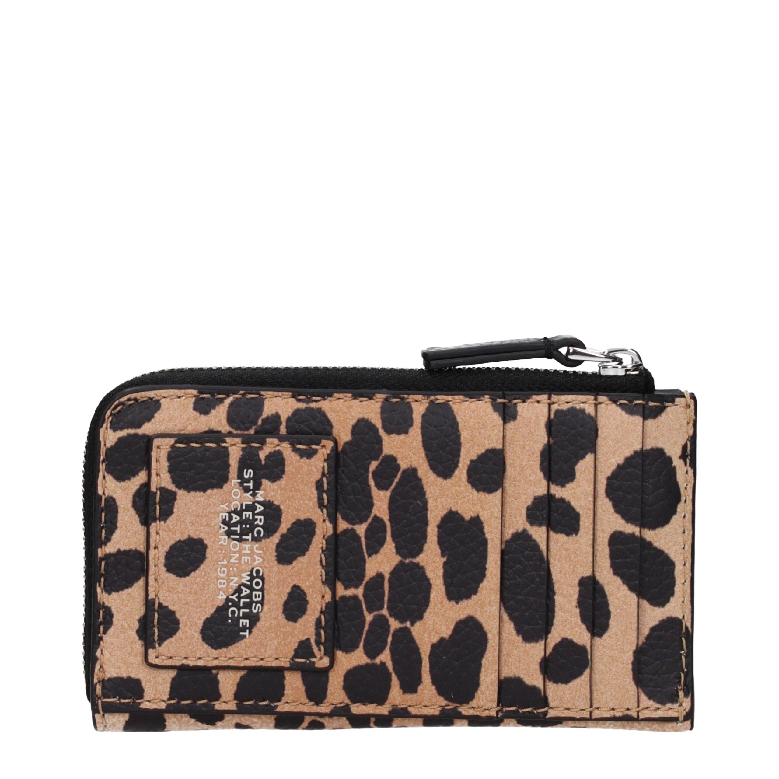 Brown Leather Wallets Marc Jacobs