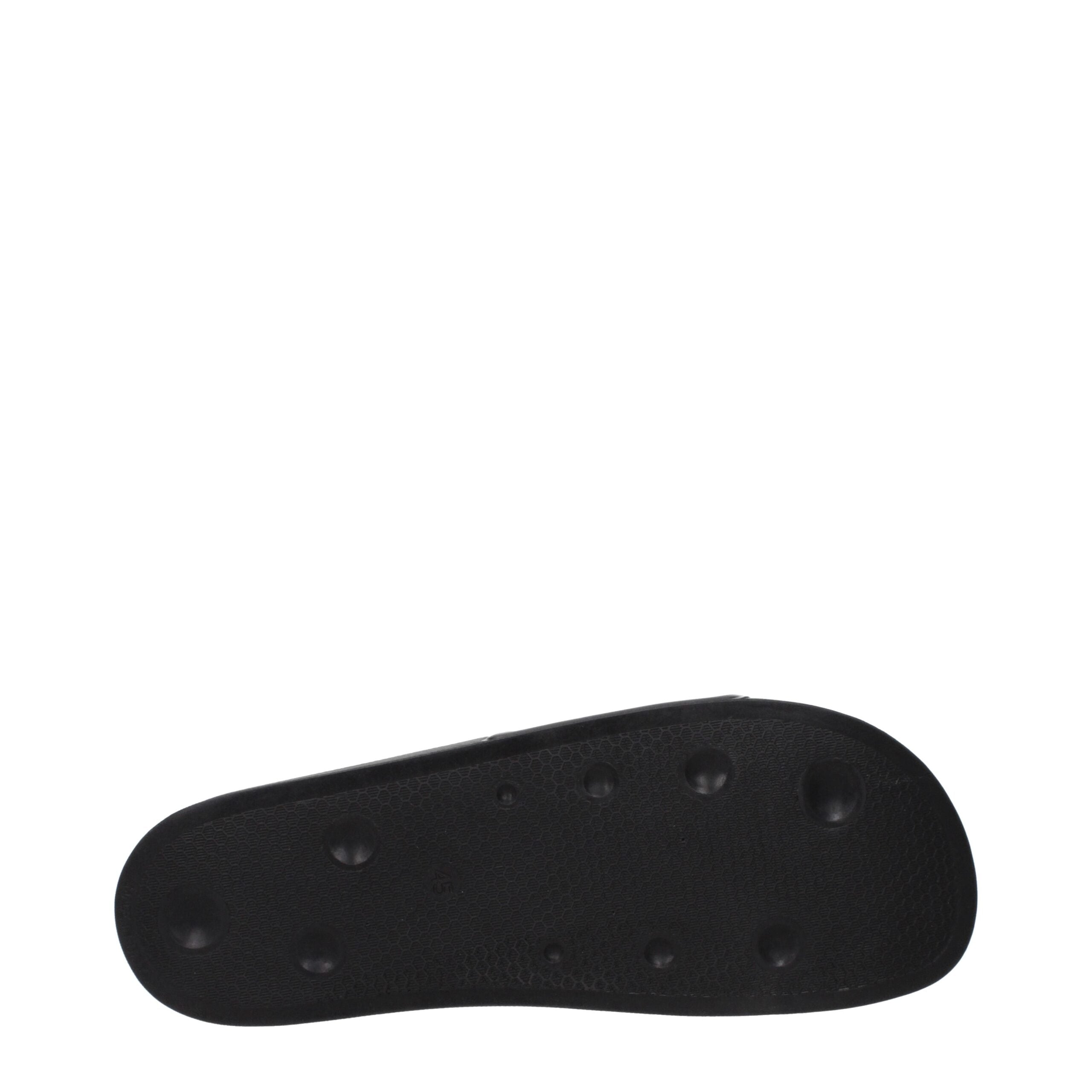 Black Cotton Slippers Sandals Marcelo Burlon