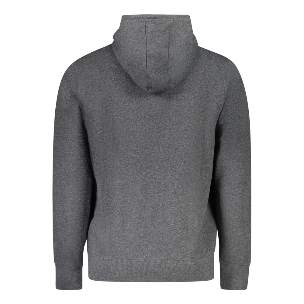 Gray Recycled Cotton Men Sweater Accademia Militare