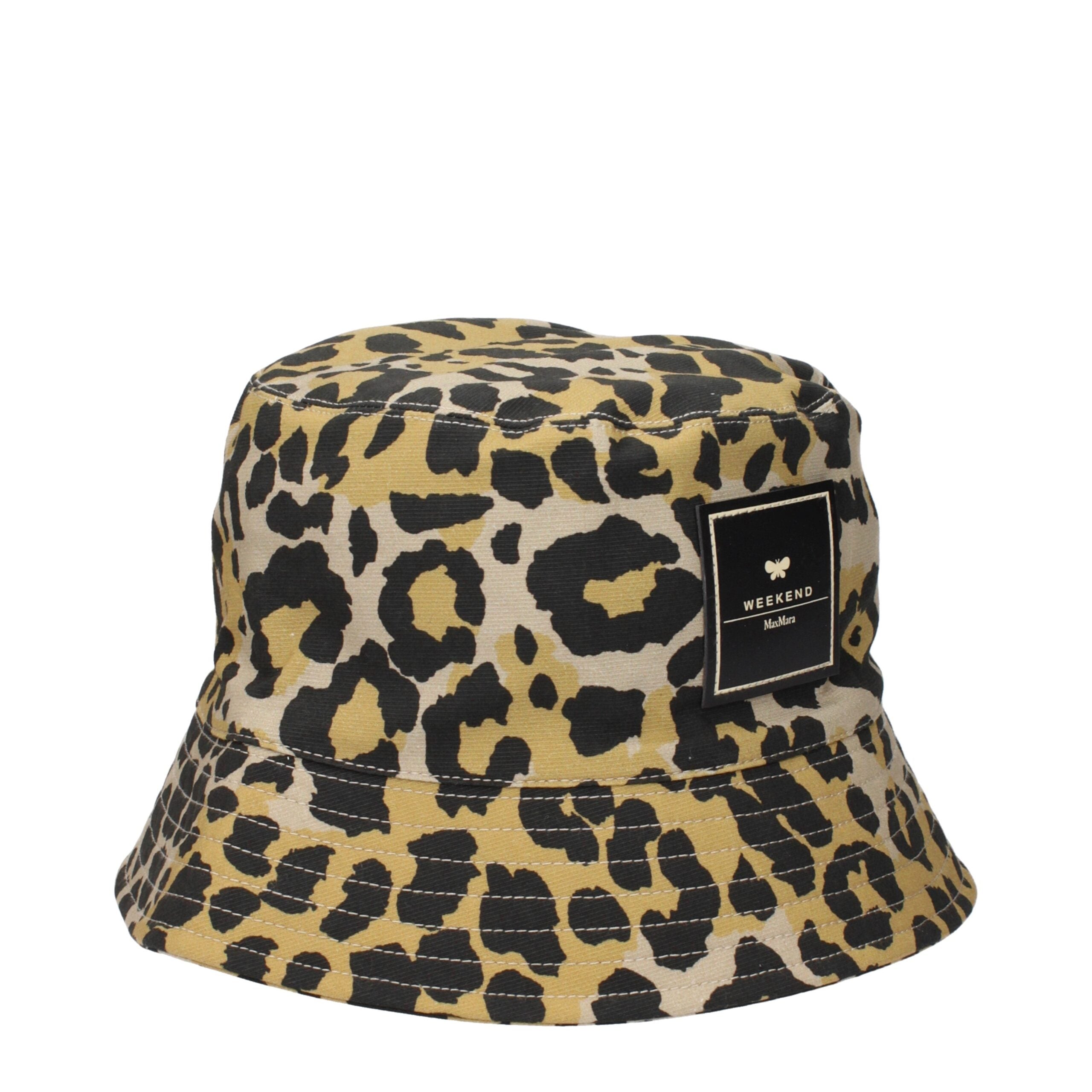 Beige Cotton Bucket Hats Max Mara