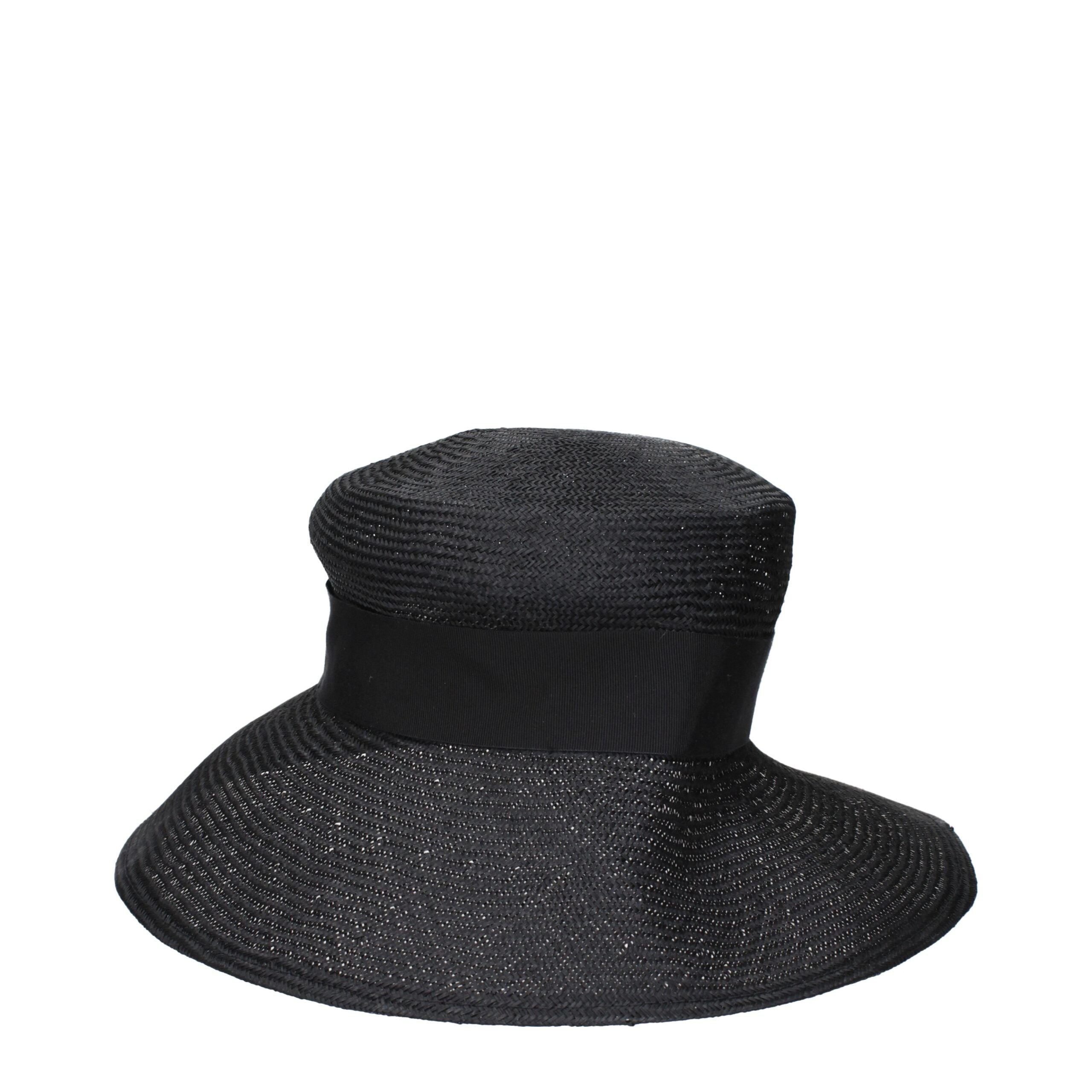 Black Fibres Sunhats Max Mara