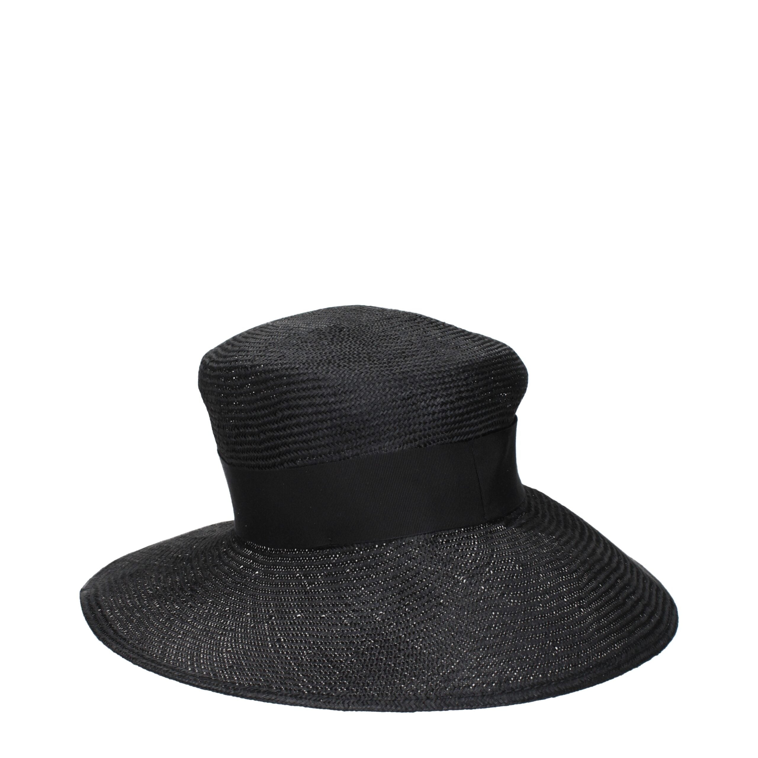 Black Fibres Sunhats Max Mara