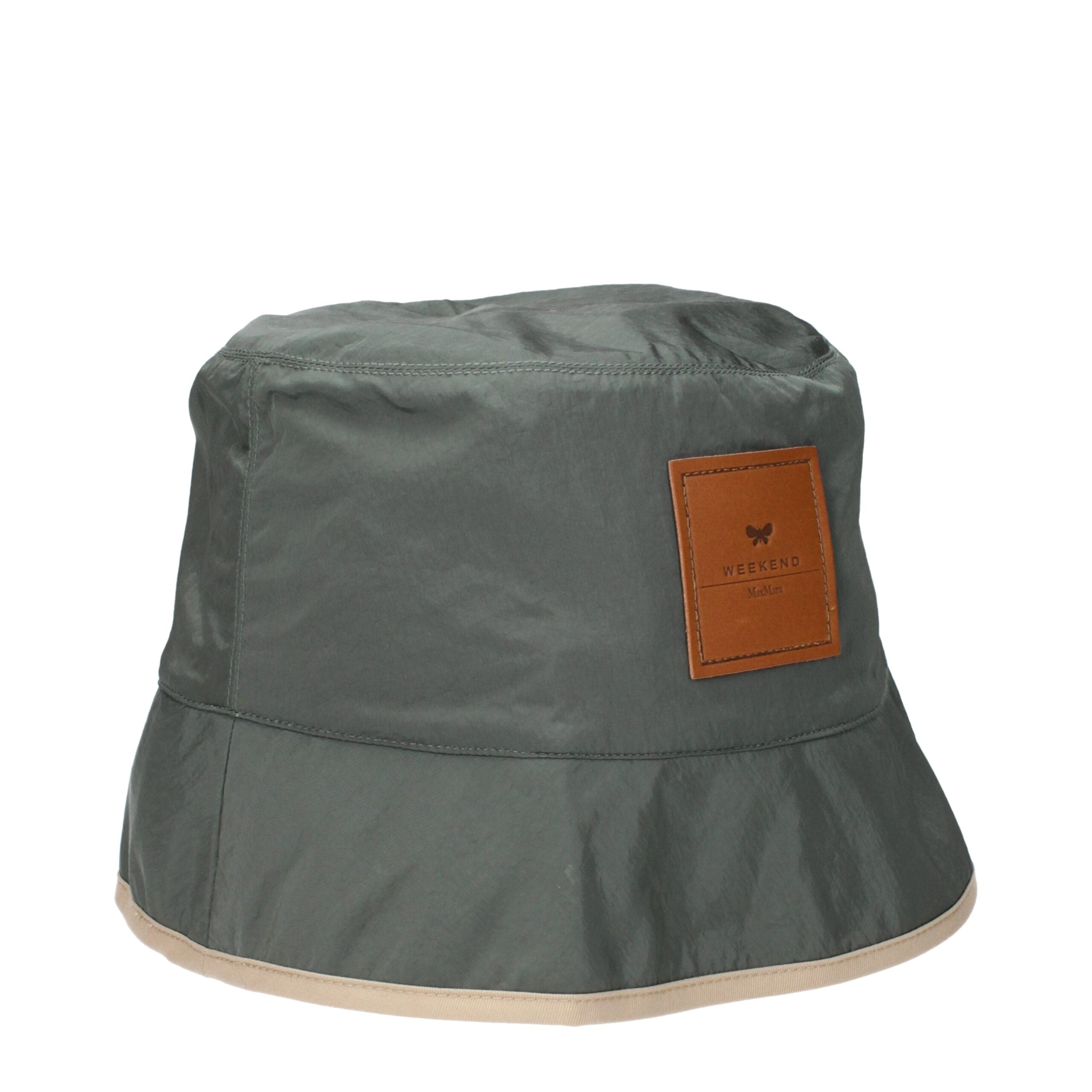 Green Polyamide Bucket Hats Max Mara
