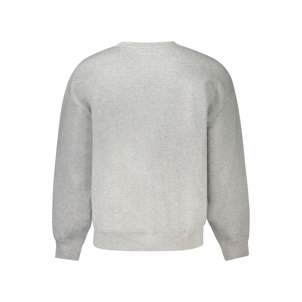 Gray Cotton Sweatshirt Guess Jeans