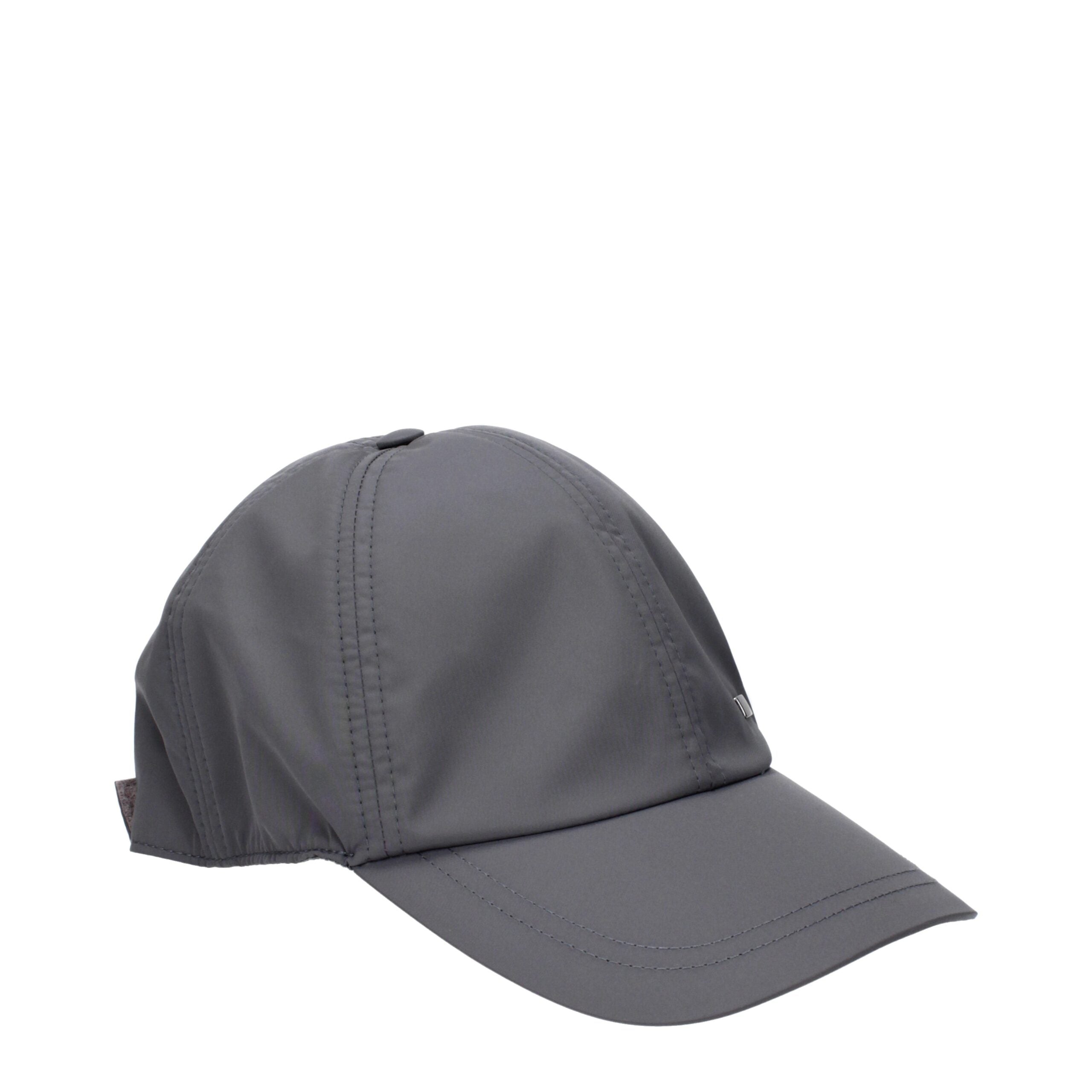Gray Polyester Caps (Baseball Hat) Herno
