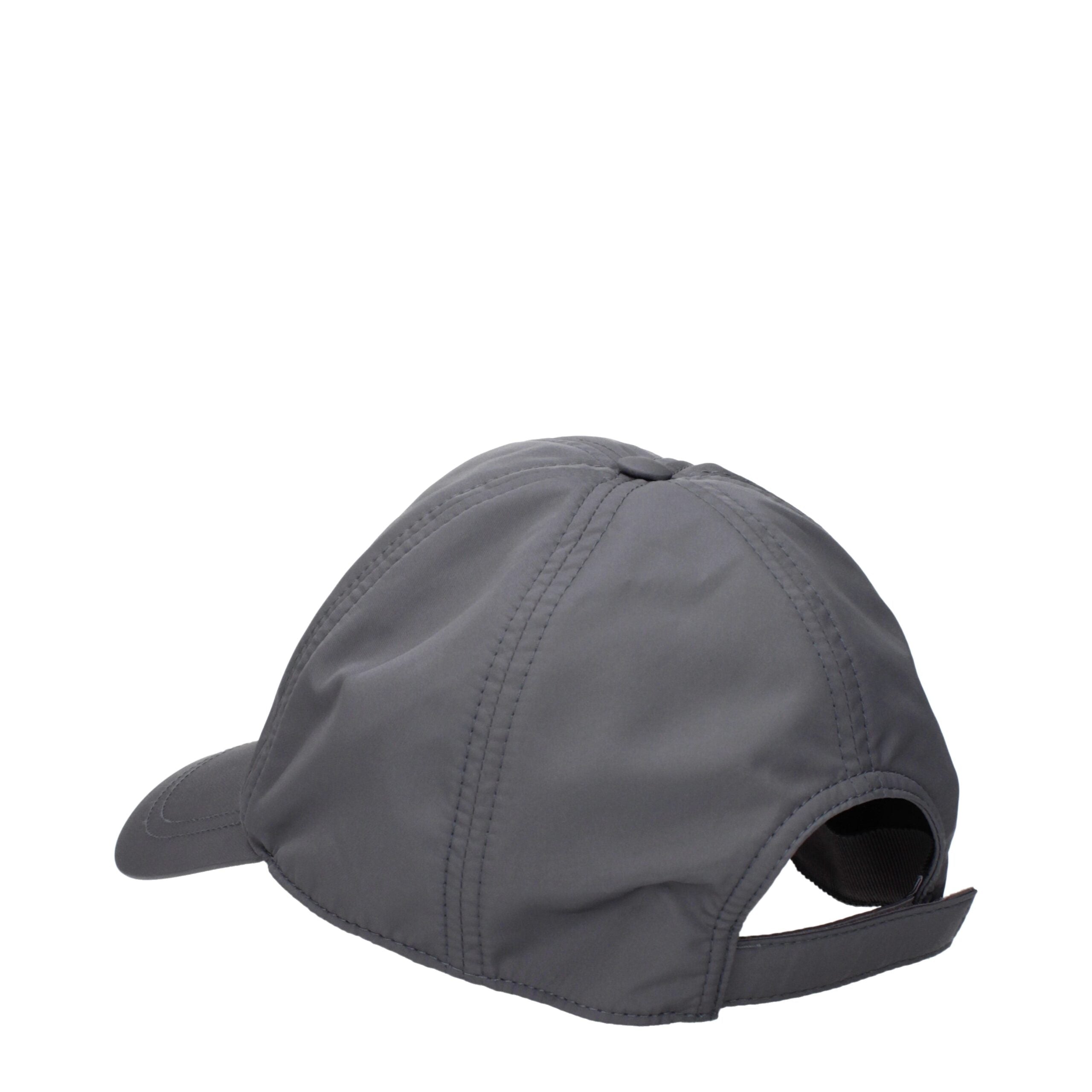 Gray Polyester Caps (Baseball Hat) Herno