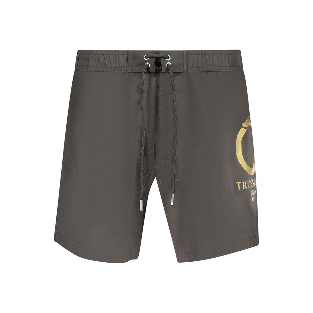 Black Polyester Swimwear Trussardi