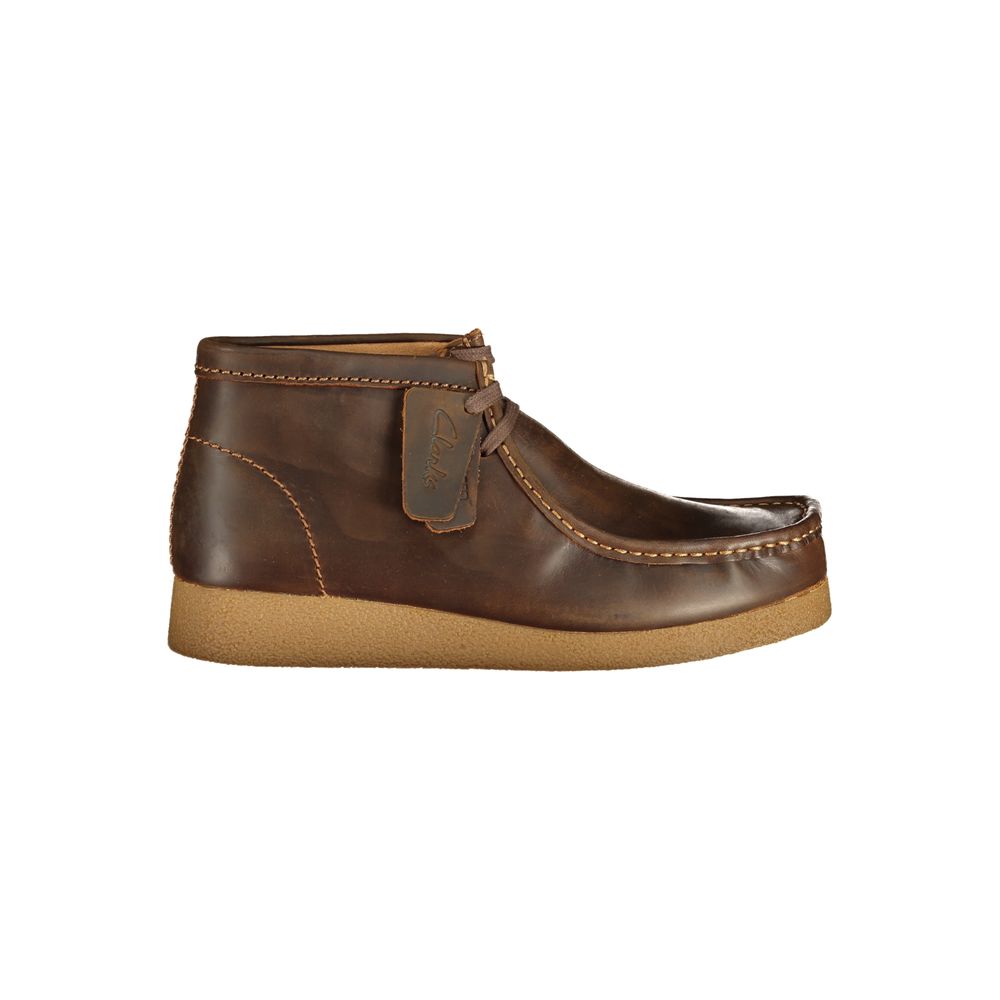 Brown Leather Men Sneaker Clarks