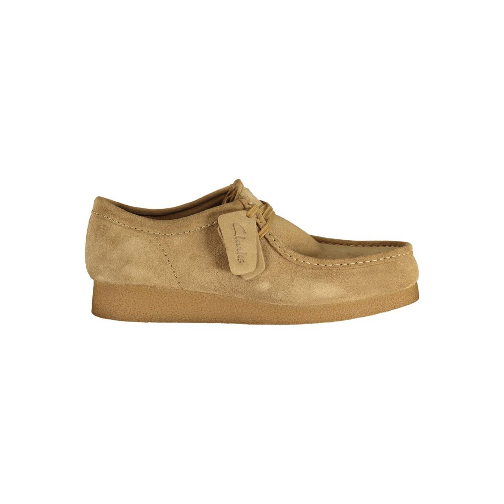 Beige Suede Men Sneaker Clarks