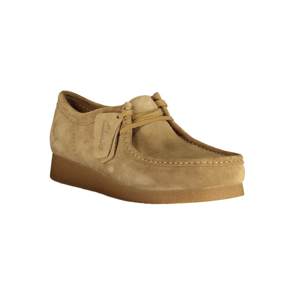 Beige Suede Men Sneaker Clarks
