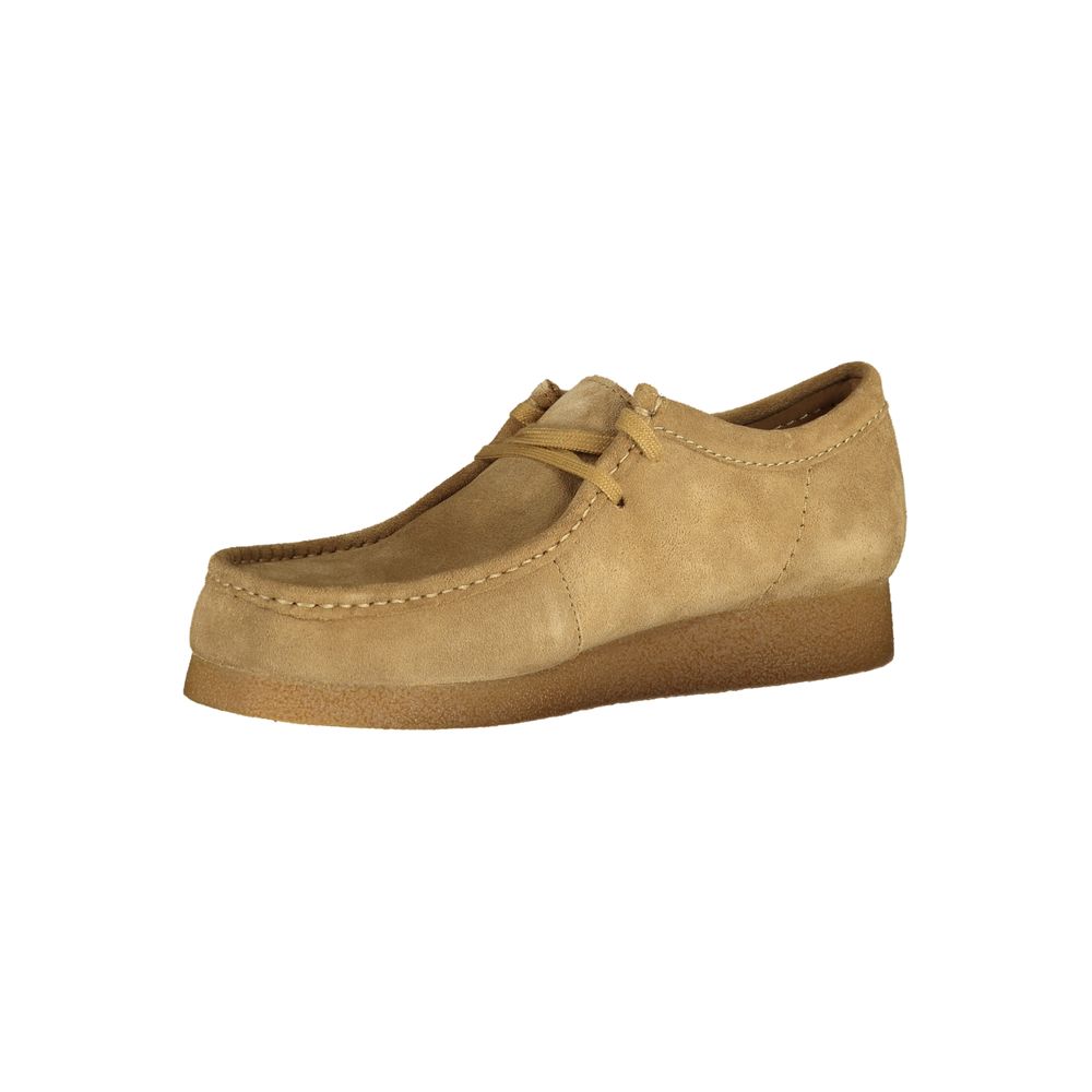 Beige Suede Men Sneaker Clarks