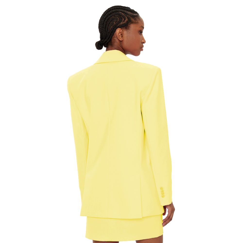 Yellow Polyester Blazer Patrizia Pepe