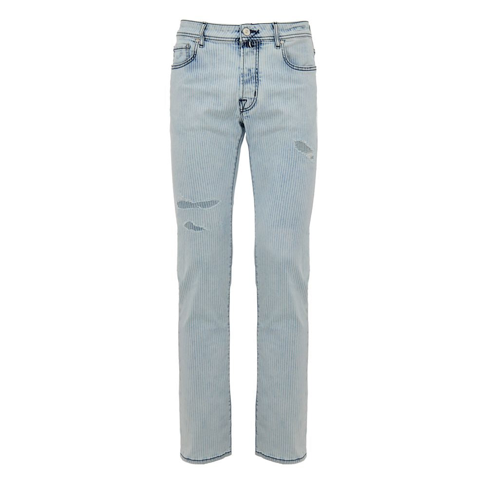 Blue Cotton Skinny Jean Jacob Cohen
