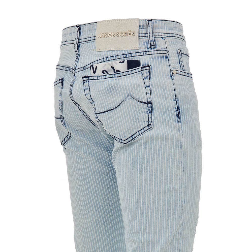 Blue Cotton Skinny Jean Jacob Cohen