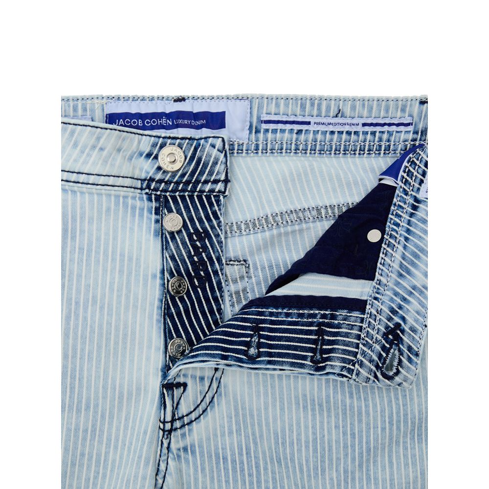 Blue Cotton Skinny Jean Jacob Cohen