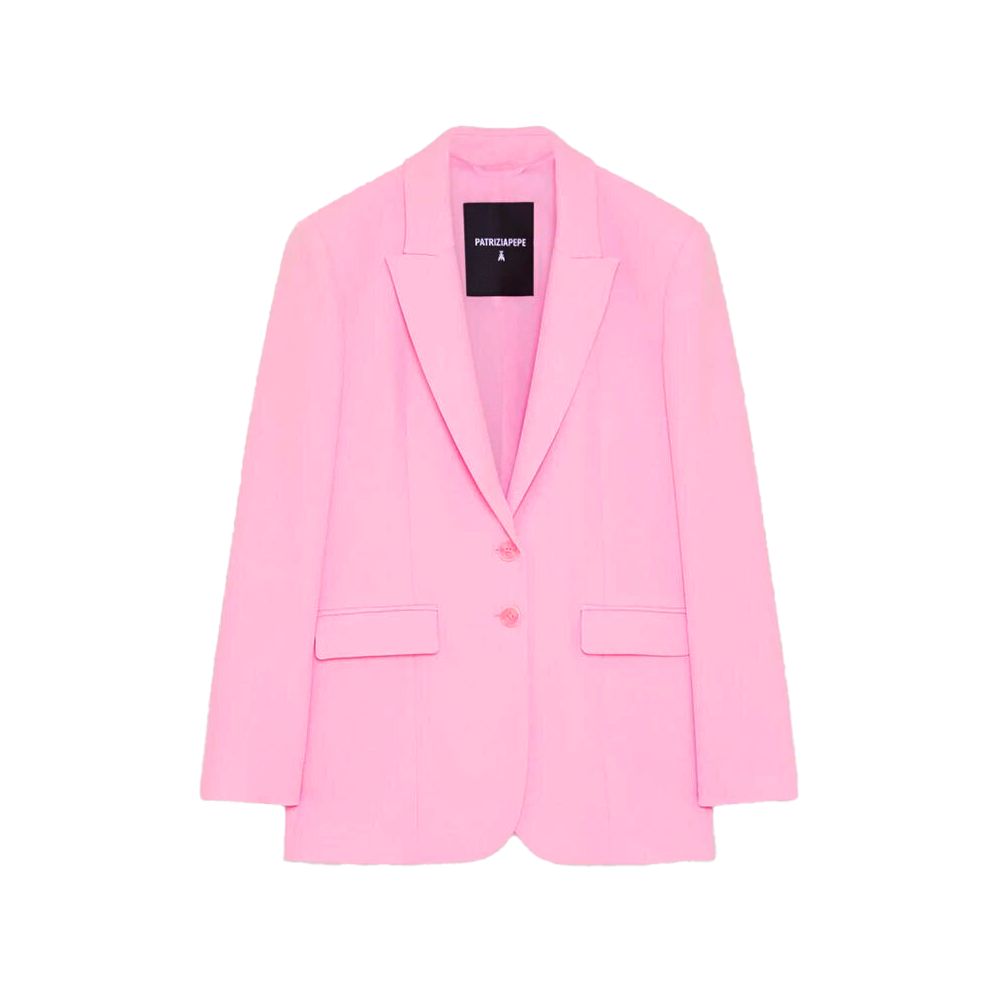 Pink Polyester Blazer Patrizia Pepe