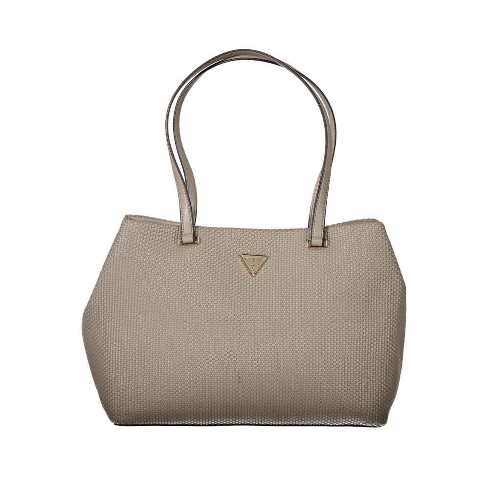 Beige Polyethylene Handbag Guess Jeans