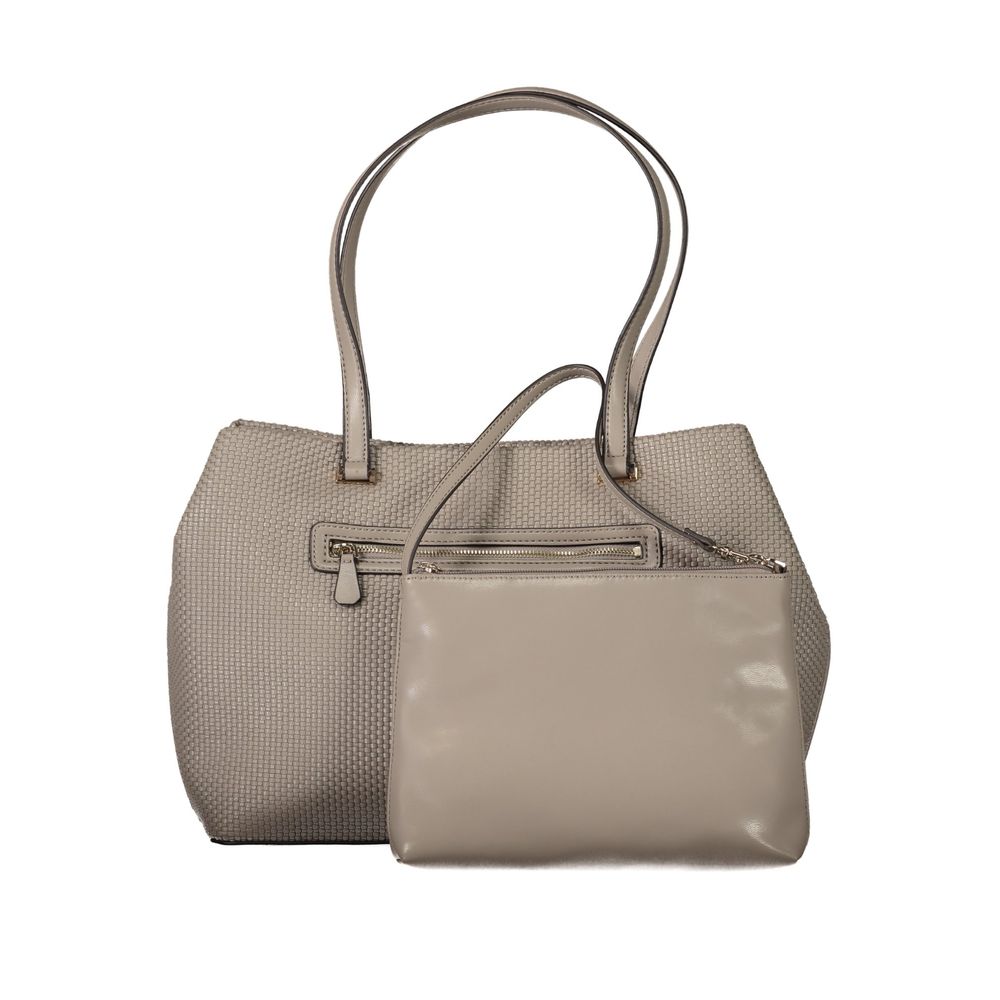 Beige Polyethylene Handbag Guess Jeans