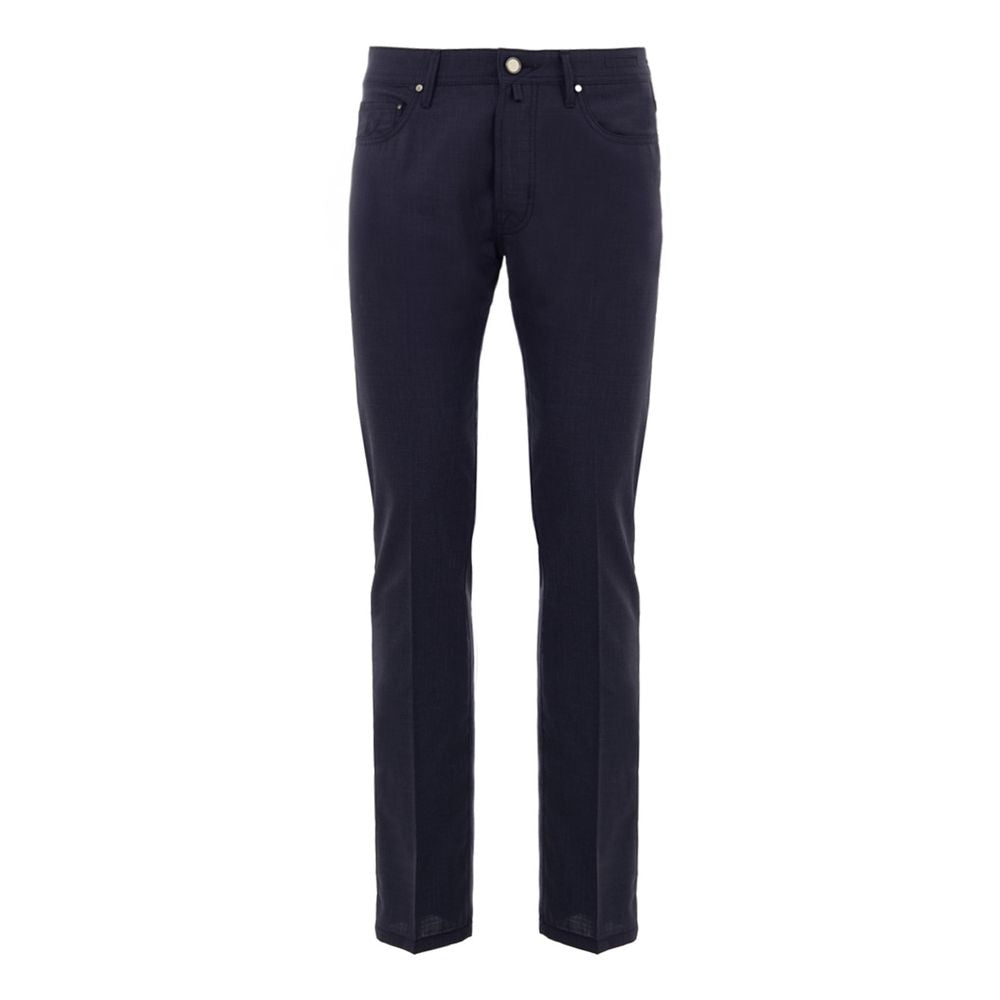 Blue Wool Pant Jacob Cohen