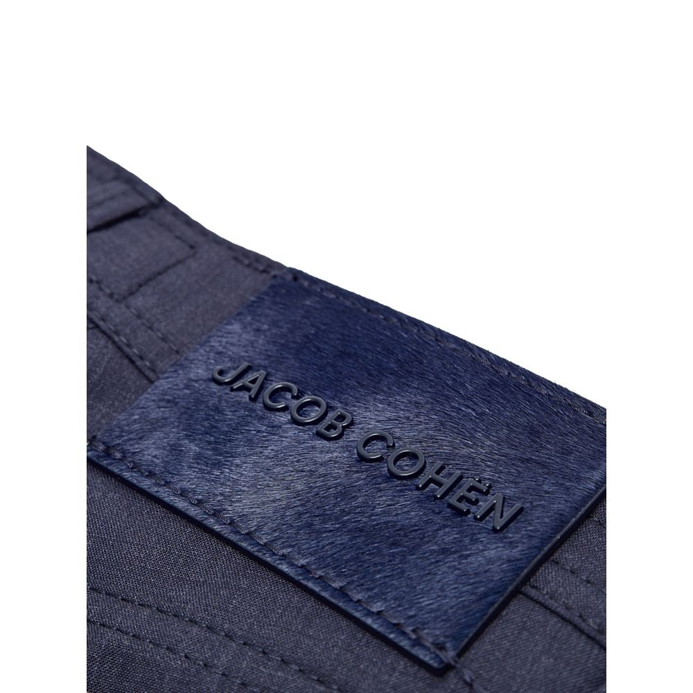 Blue Wool Pant Jacob Cohen